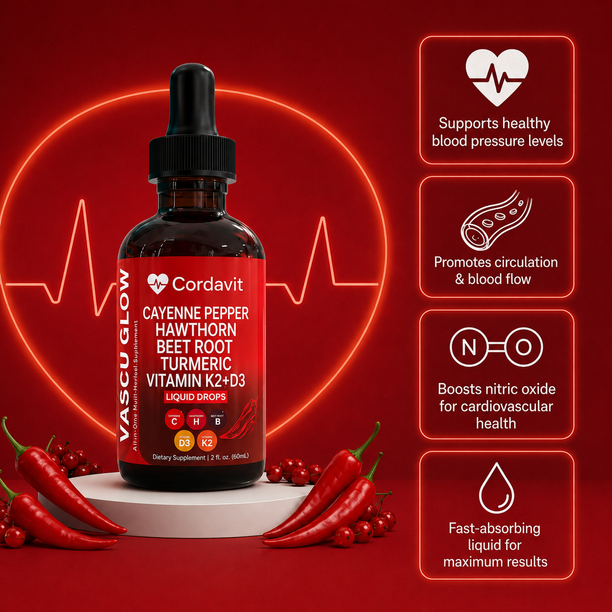 Cordavit Cayenne Pepper Drops