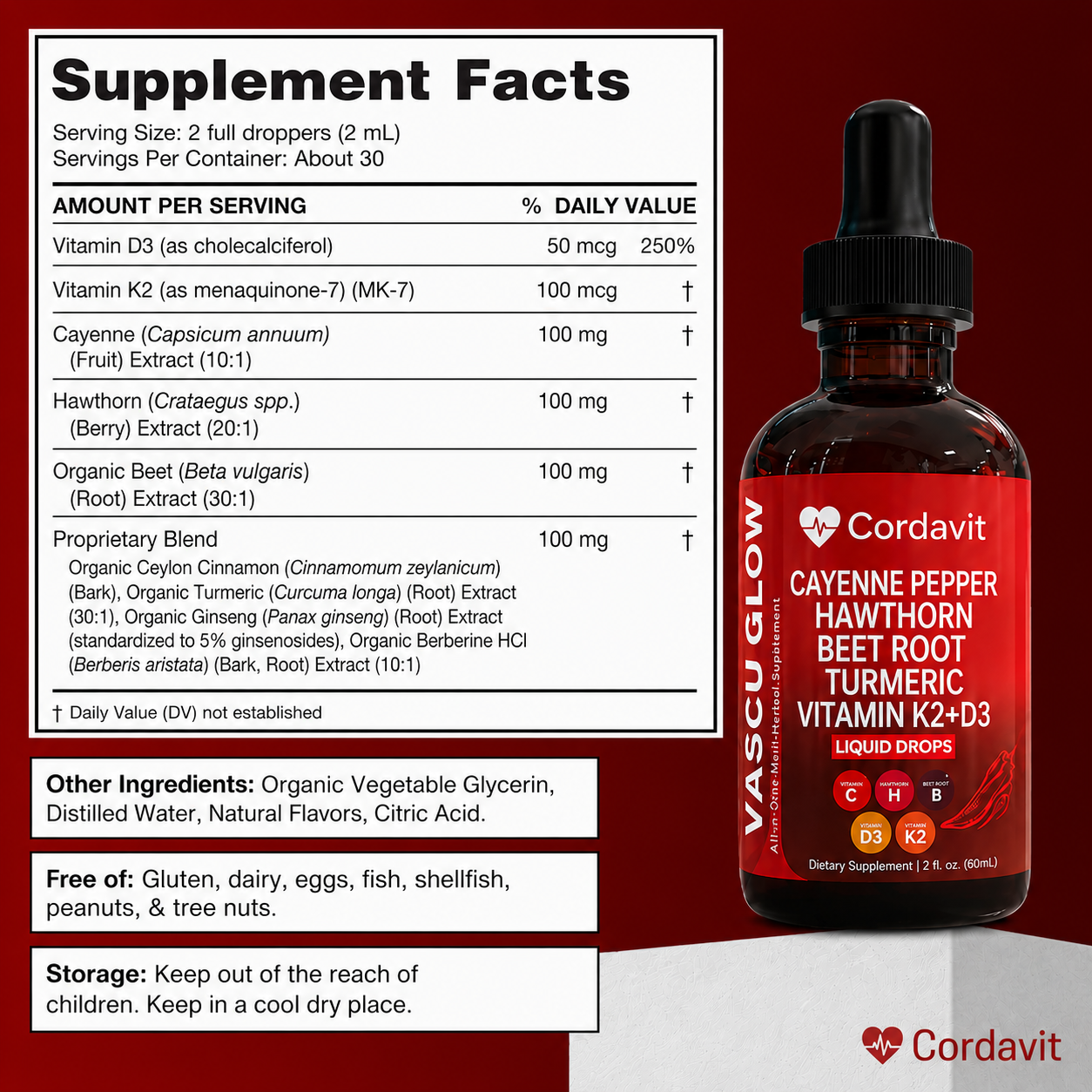 Cordavit Cayenne Pepper Drops
